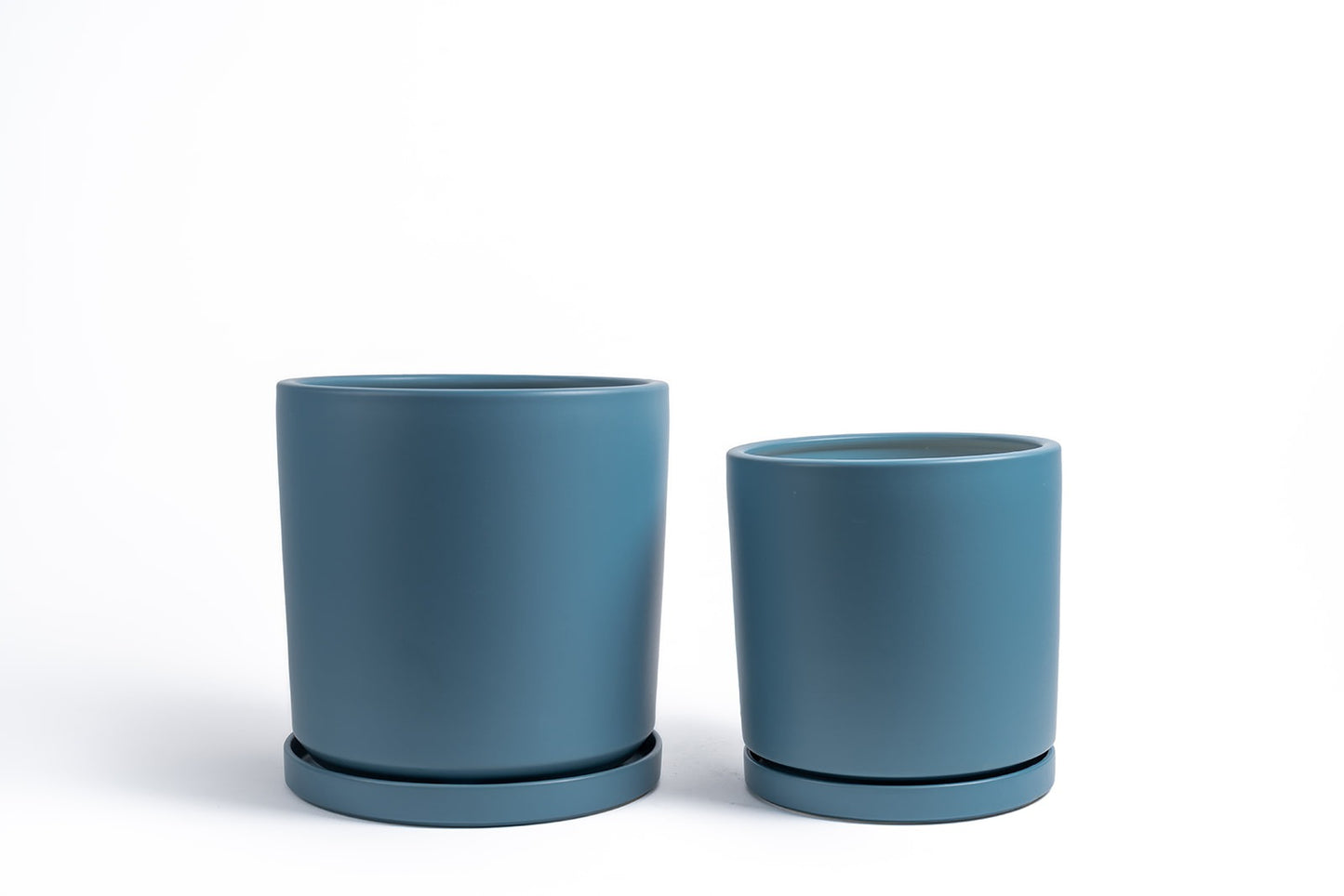 10.5" Ceramic Cylinder Planter Many Colors