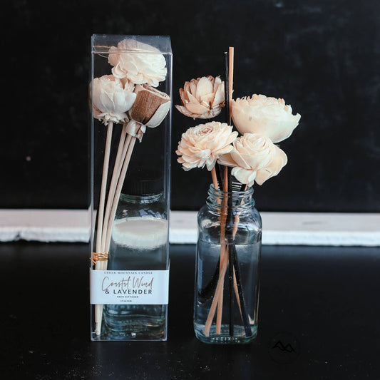 YEAR ROUND FAVORITES: Flower Reed Diffuser: Champagne Apple & Honey