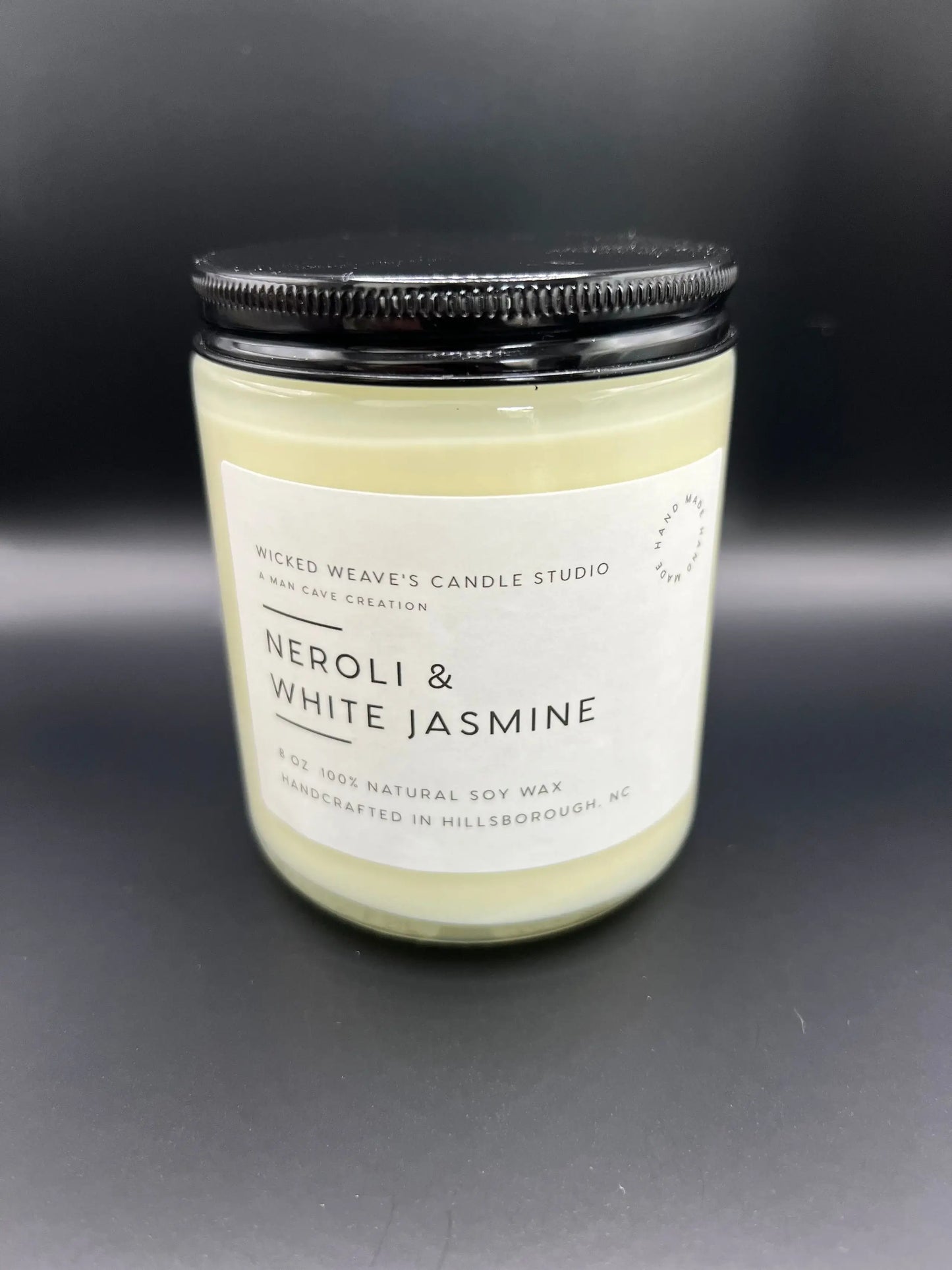 Neroli & White Jasmine Soy Wax Candle (4 Size Options) : 8oz Jar Candles