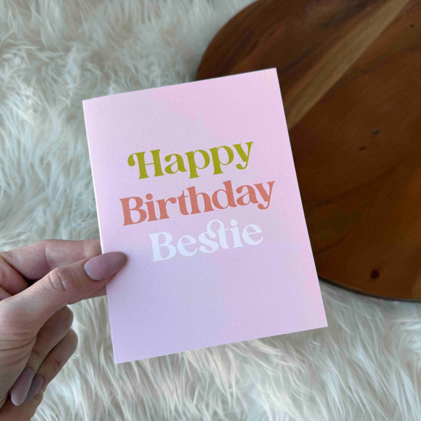 "Happy Birthday Bestie" Greeting Card