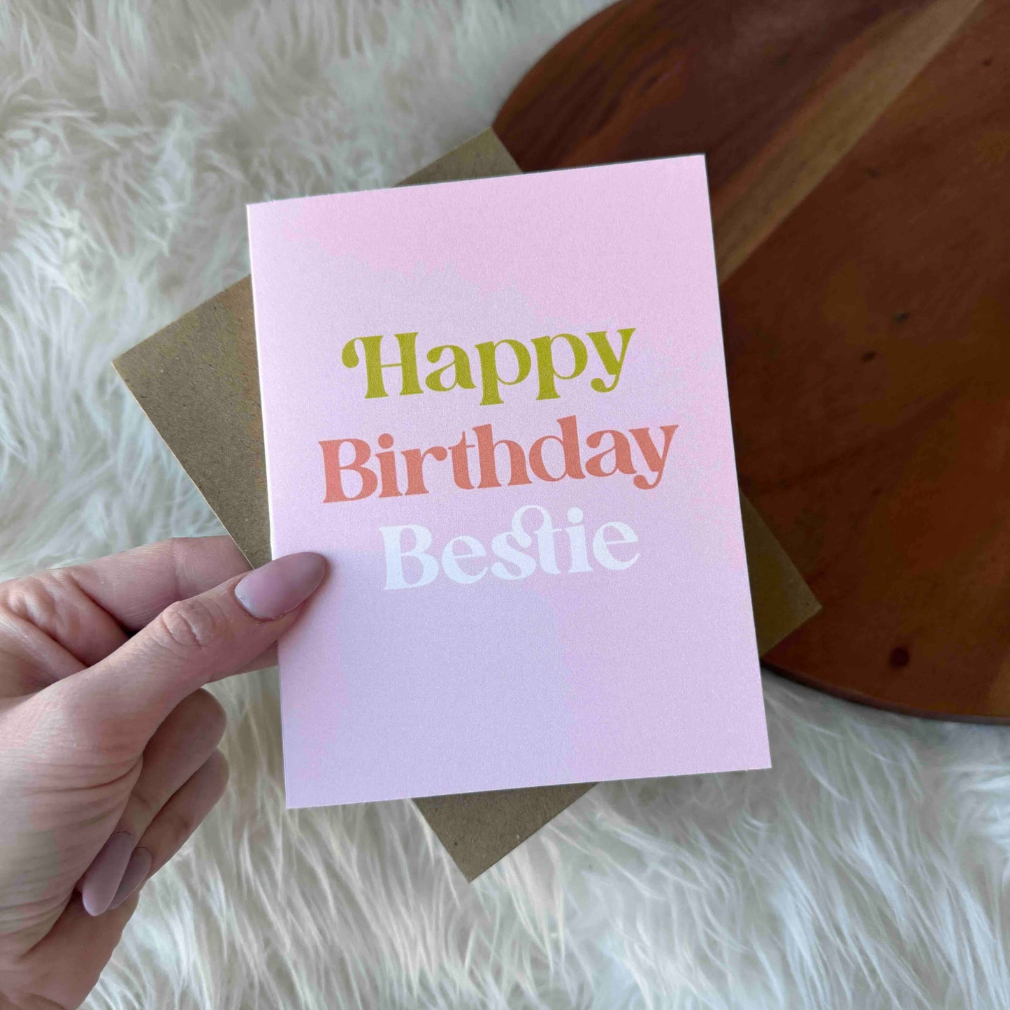 "Happy Birthday Bestie" Greeting Card