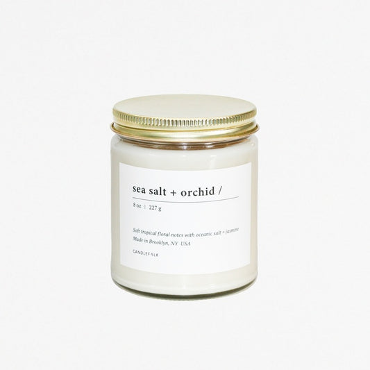 Sea Salt and Orchid Jar Candle