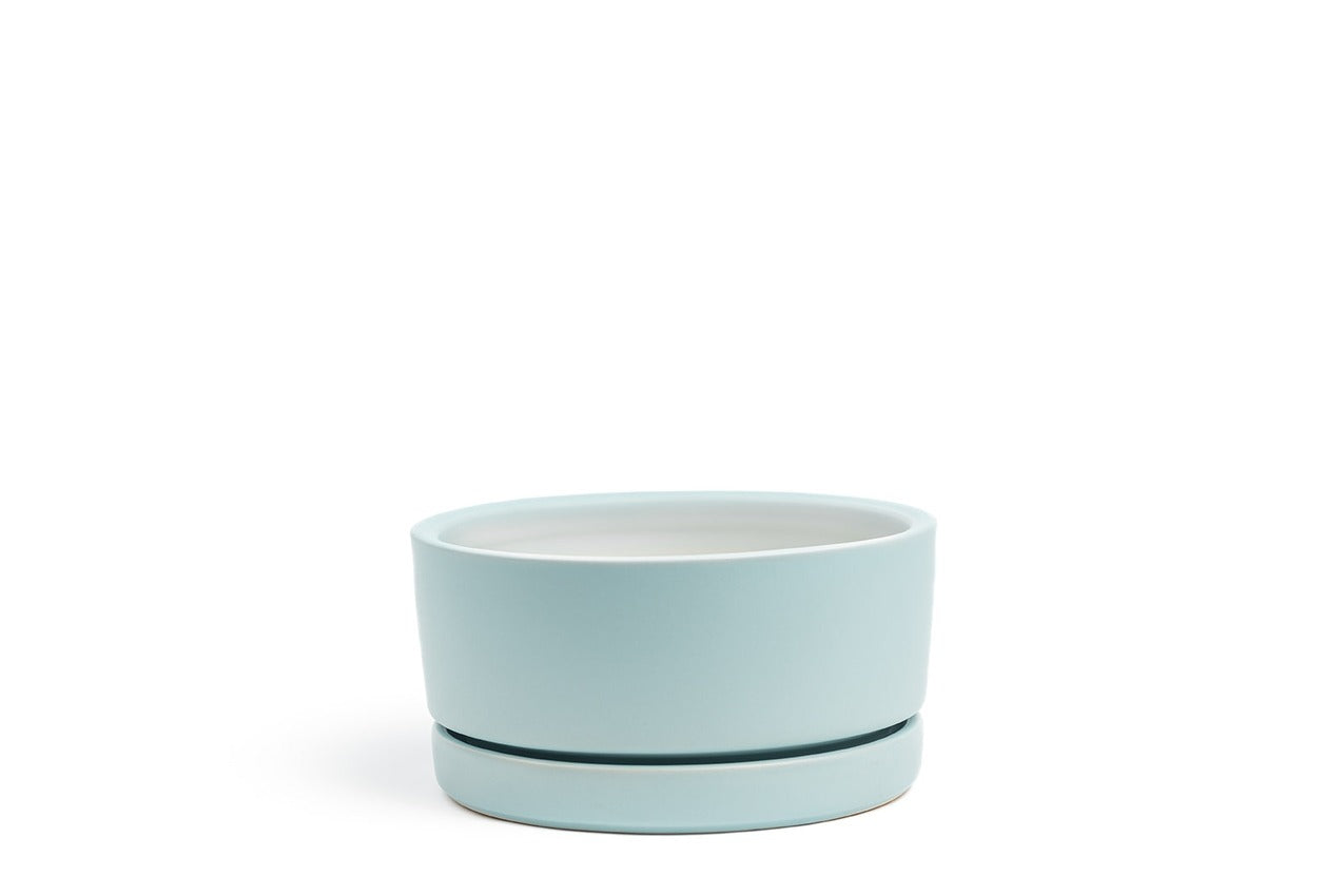 8.5" Ceramic Bowl Planter Many Colors