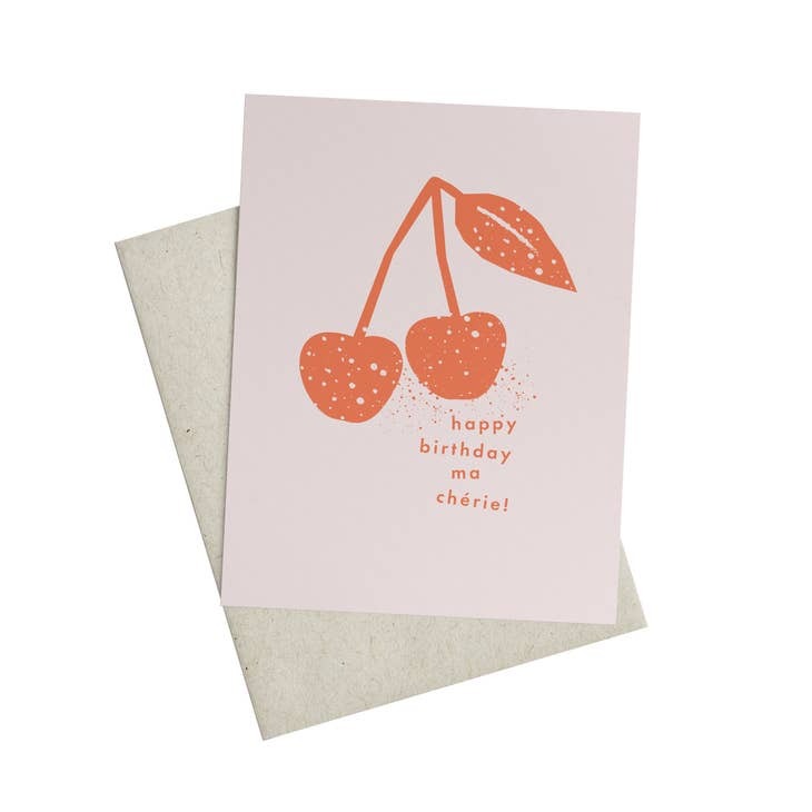 Happy Birthday Ma Cherie Card