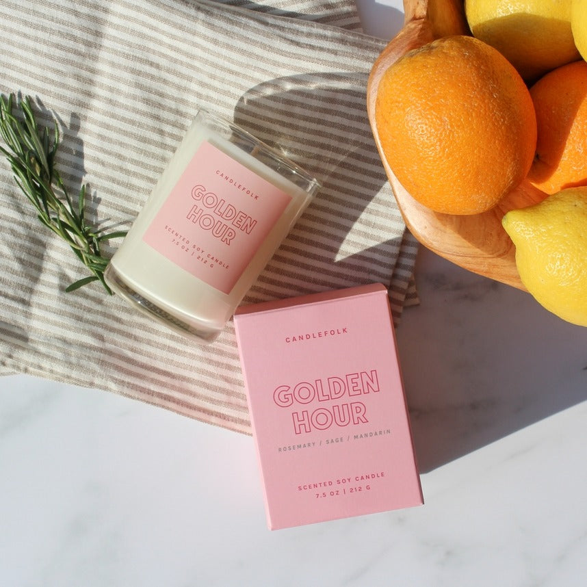 Golden Hour Soy Candle