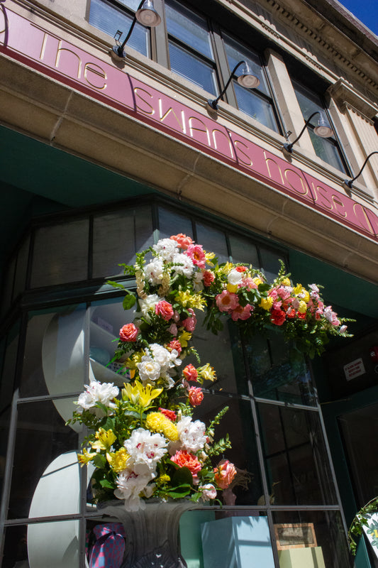 Sweet Summer Peonies and Garden Roses at The Swan's House Tarrytown