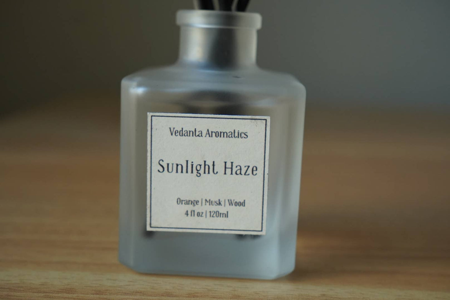 Sunlight Haze - Orange-Musk-Cotton, Powder Reed Diffuser 4oz