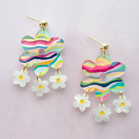 Groovy Flower Earrings