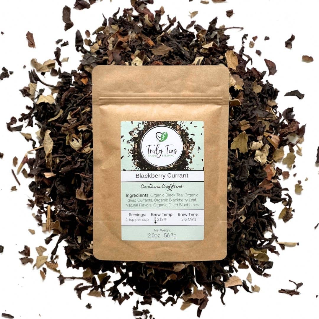 Blackberry Currant Black Tea – Organic Loose Leaf: 2.0 oz Loose