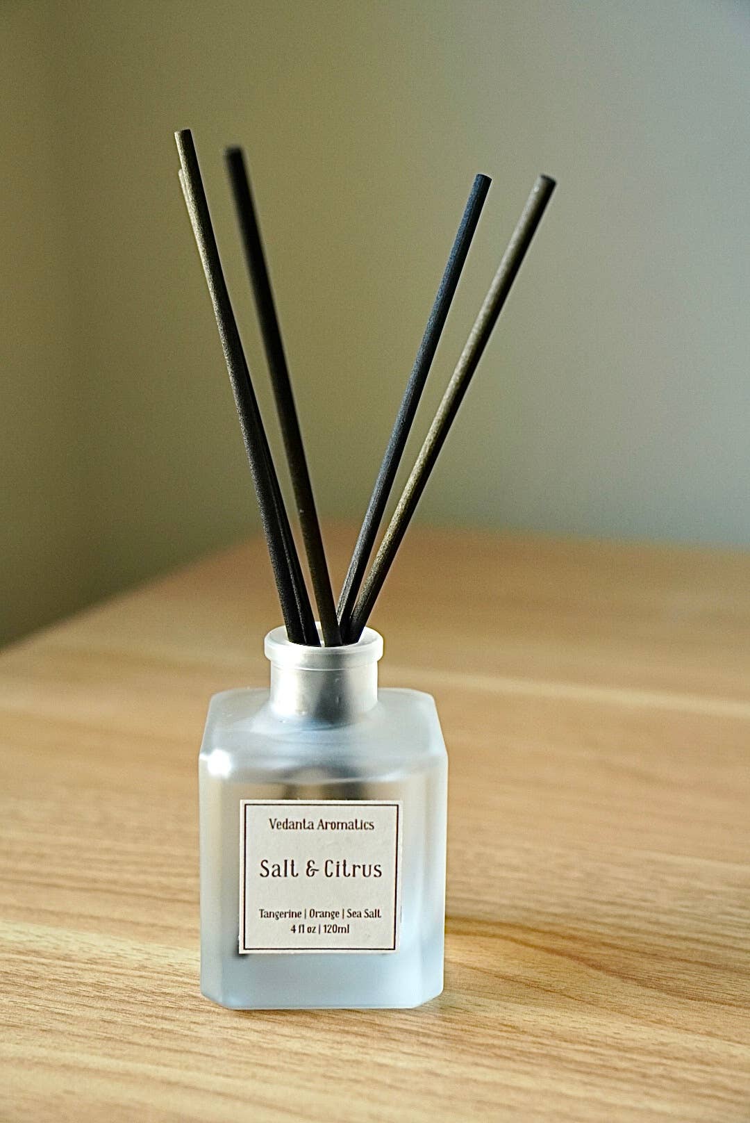 Salt & Citrus - Orange, Sea Salt, Cedar - Reed Diffuser 4 oz