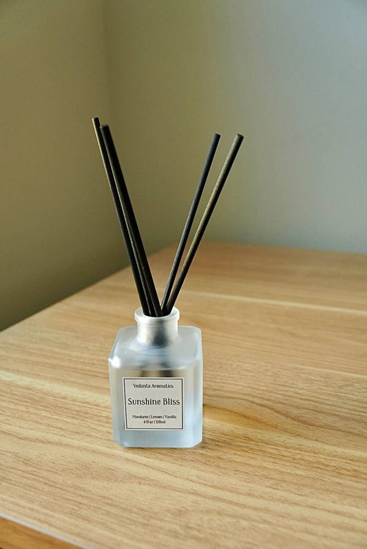 Sunshine Bliss - Lemon-Pineapple-Musk Reed Diffuser 4 oz