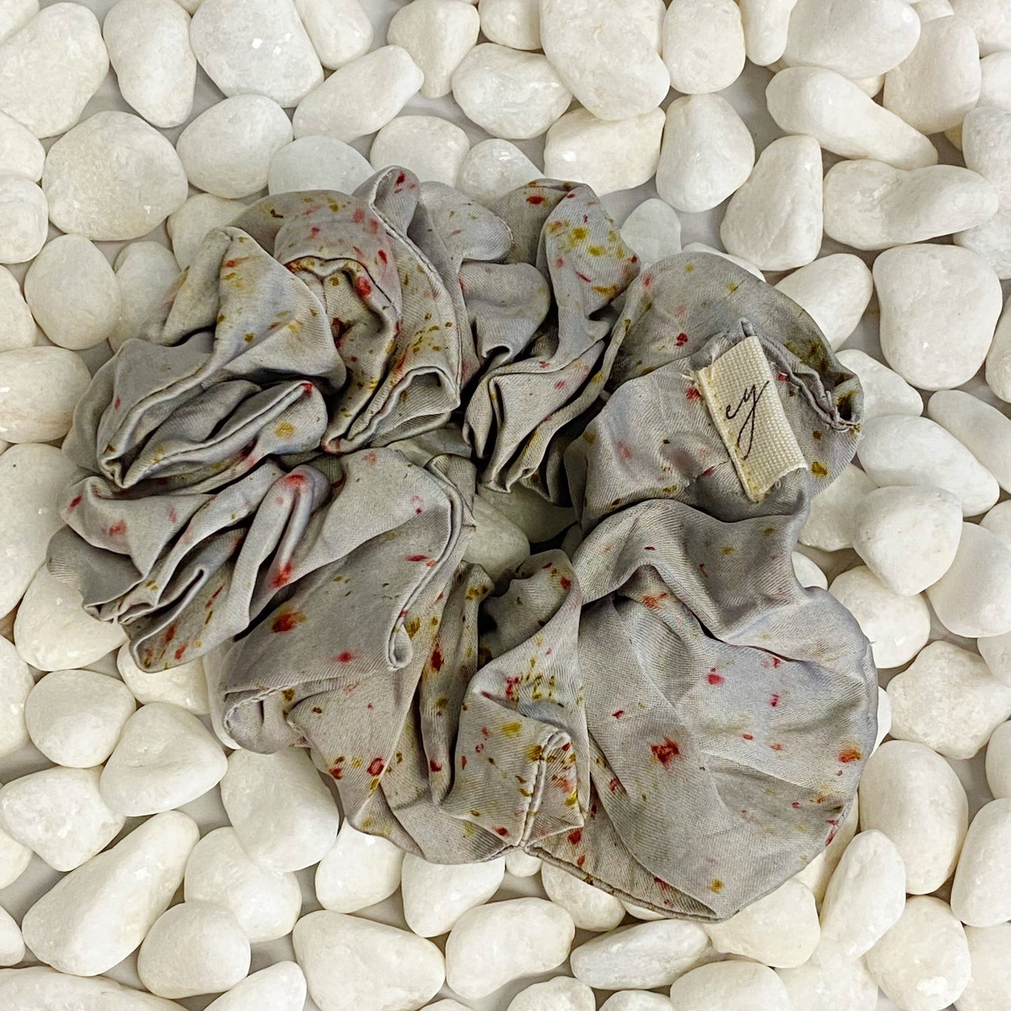Sustainable Natural Dye Art Hair Scrunch: Rose Bud