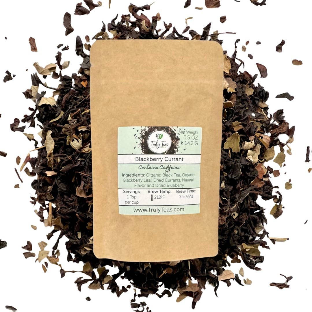 Blackberry Currant Black Tea – Organic Loose Leaf: 2.0 oz Loose