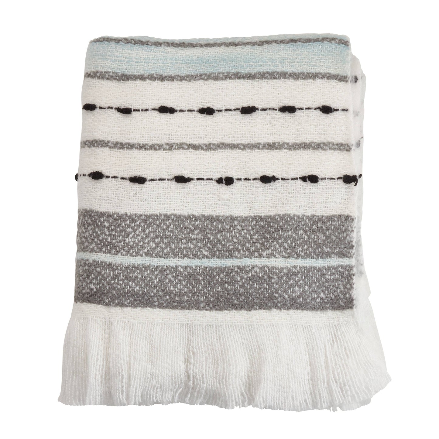 Chunky Woven Throw: Multi / 50"x60"