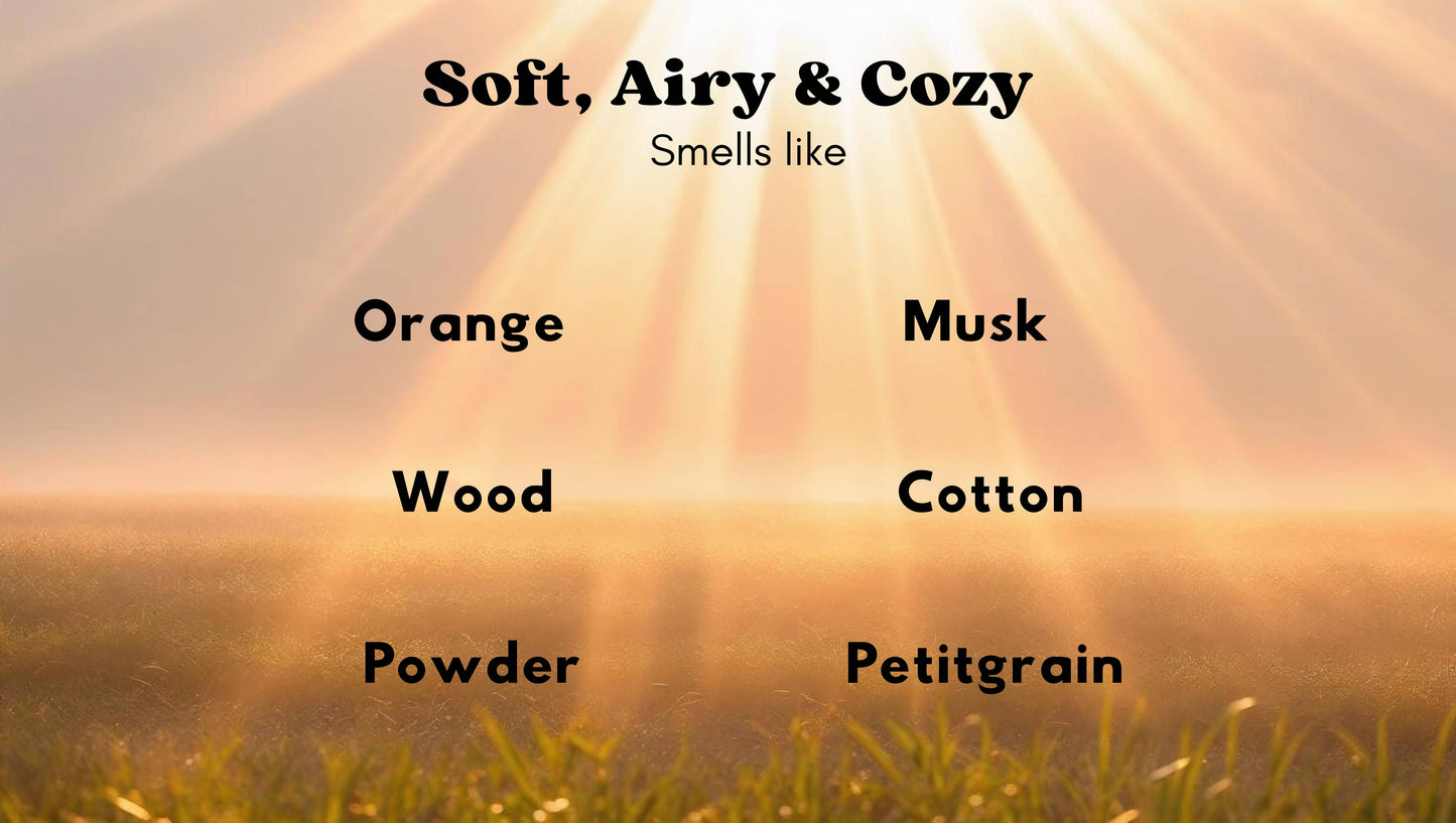 Sunlight Haze - Orange-Musk-Cotton, Powder Reed Diffuser 4oz