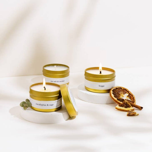 Gold Travel Candles