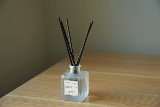 Sunlight Haze - Orange-Musk-Cotton, Powder Reed Diffuser 4oz