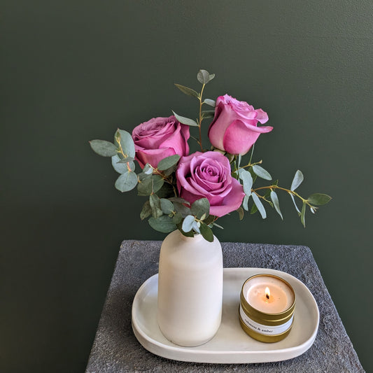 Small Oval Ceramic Tray