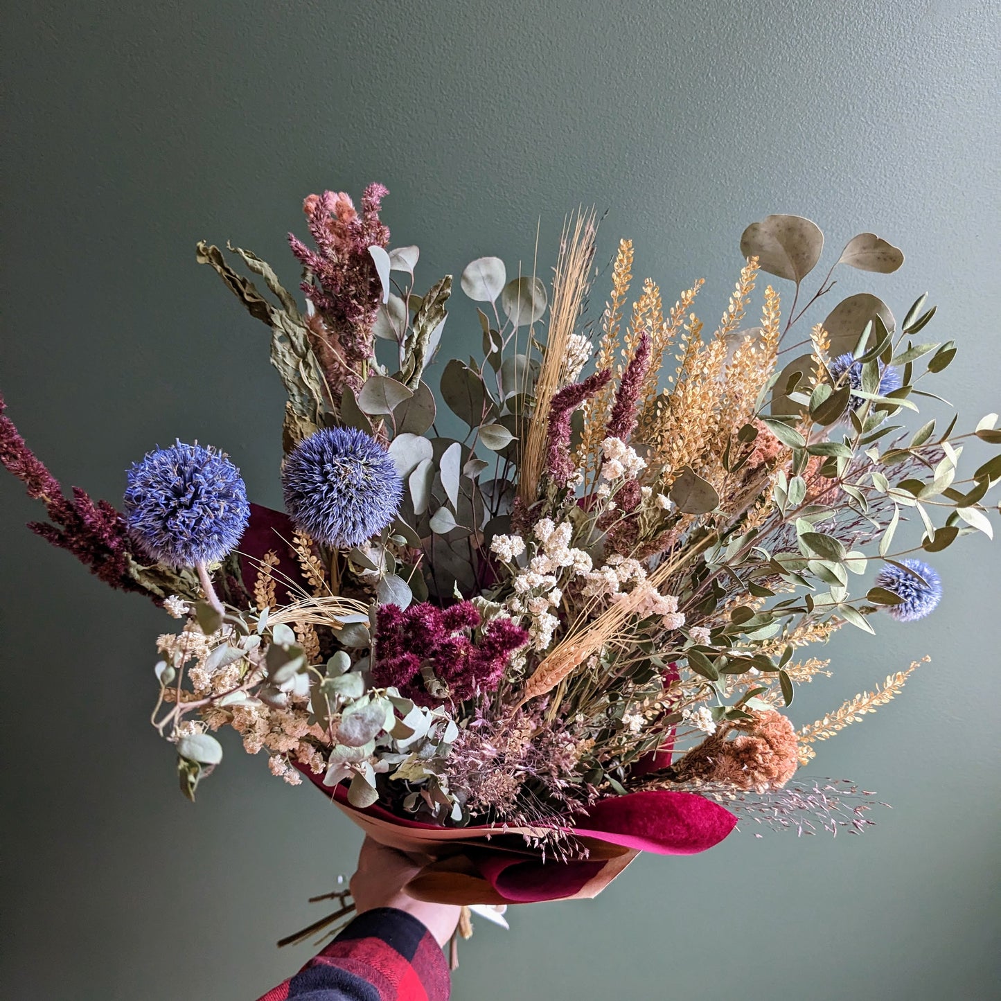 Small Bright Dried Bouquet