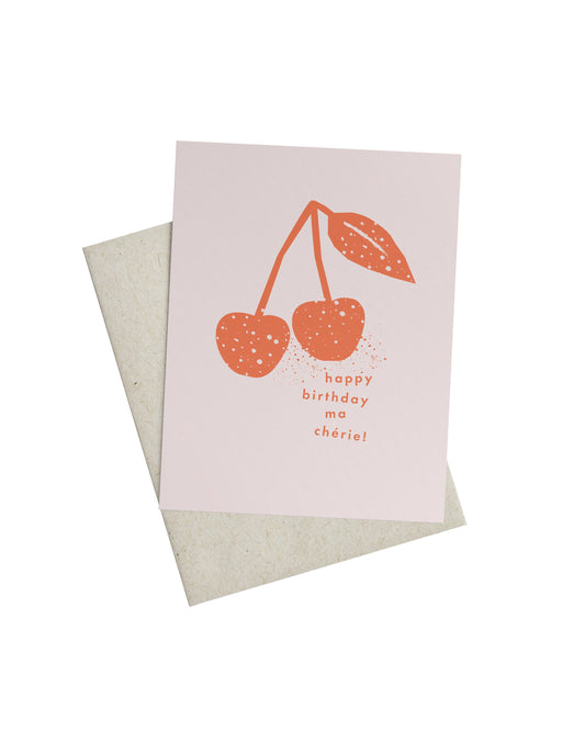 Ma Chérie Birthday Card